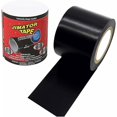 thumbnail image 1 of Cinta impermeable negra, 2 piezas de cinta impermeable, cinta de silicona autoadhesiva, cinta aislante y tira de sellado, sellado que se adhiere y repara casi cualquier cosa, 1 of 5
