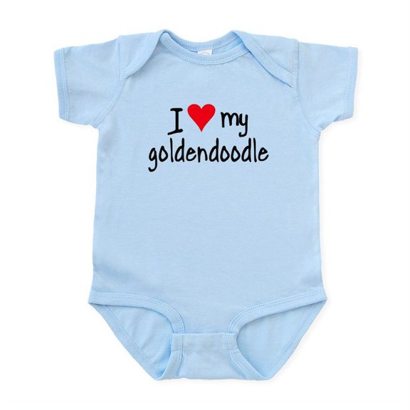 CafePress - I LOVE MY Goldendoodle Infant Bodysuit - Baby Light Bodysuit, Size Newborn - 24 Months