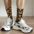 thumbnail image 6 of Hirioo Funny Fox by the Field Pattern Adult Middle Tube Socks Breathable Sock Non-Pilling,Contrasting Color Design, 6 of 6