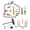 Repair Kit,Float,Accel Pump, variant on CarbForge Motorcycle Carburetor Rebuild Kit for GY50 50cc Float Set Bike Carb Scooter
