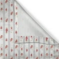 thumbnail image 4 of Ambesonne Shabby Flora Window Valance, Rose Blooms, 54" X 12", Dark Coral Pale Blue, 4 of 5