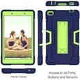 thumbnail image 4 of Mignova pour Lenovo Tab E8/TB8304F Étui pour Tablette 8,0 Pouces, Étui Hybride Robuste Antichoc avec Armure Rigide, Protection Intégrale avec Support Intégré pour Lenovo Tab E8/TB8304F 8,0 Pouces (Marine/vert), 4 of 7
