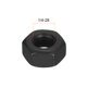 thumbnail image 2 of Tuerca hexagonal Uxcell 1/4-28, tuerca hexagonal de acero al carbono grado 8.8 con óxido negro para tornillo, 10 por paquete, 2 of 5