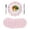Pink, variant on 15 Inch Round Placemats Set of 6, Christmas Snowman Pink Non Slip Heat Insulation PP Table Mats, Winter Snowflakes Xmas Retro Washable Place Mats for Kitchen Dining Party Table Decor