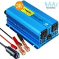thumbnail image 1 of CHUANK 1000 Watts 2000 Watts Pure Sine Wave Power Inverter DC 12V to AC 110V 120V Car Converter Charger Adapter USB, 1 of 11