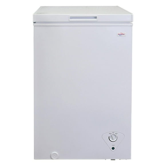 Koolatron Congélateur coffre compact de 3,5 pi³ avec dégivrage manuel (99 L), blanc
