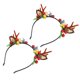 thumbnail image 1 of Diademas Navideñas, Aros Elásticos Lindos Para El Cabello Navideños Para Cosplay, 1 of 7