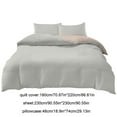thumbnail image 3 of Ohmyroo Complete 4-Piece Bedding Ensemble with Fresh Color Palette, Soft Comfort Fabric Sheet Set for Modern Bedrooms and Guest Room Decor, 3 of 6