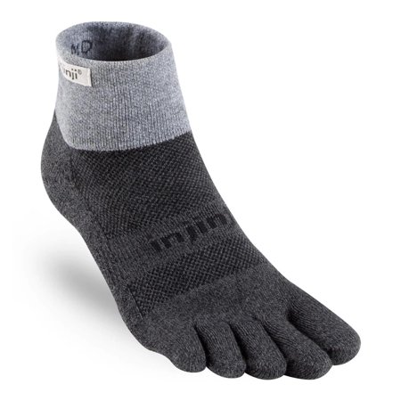 インジンジ（injinji）（メンズ、レディース）トレッキング ソックス 靴下 トレイルミッドウェイトミニクルー グラナイト 213130GR