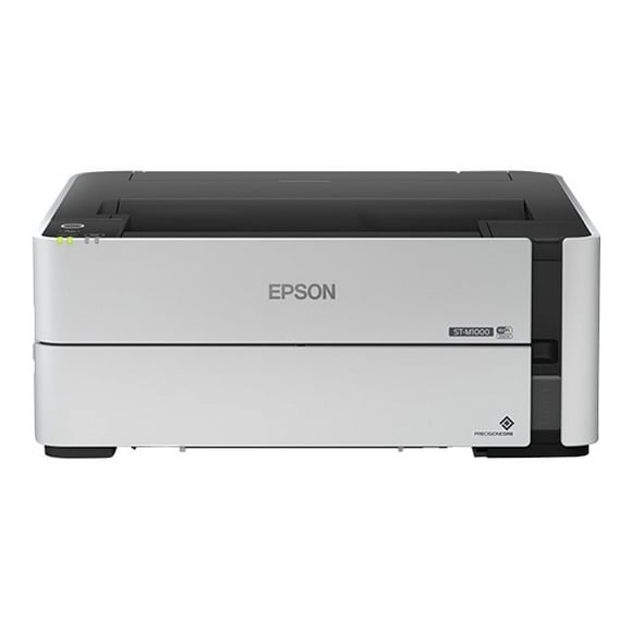 Epson WorkForce ST-M1000 Supertank - Imprimante - Duplex - Jet d'Encre - A4/Legal - 1200 x 2400 Ppp - jusqu'à 20 ppm - Capacité: 250 Feuilles - USB 2.0, Gigabit LAN, Wi-Fi(n)