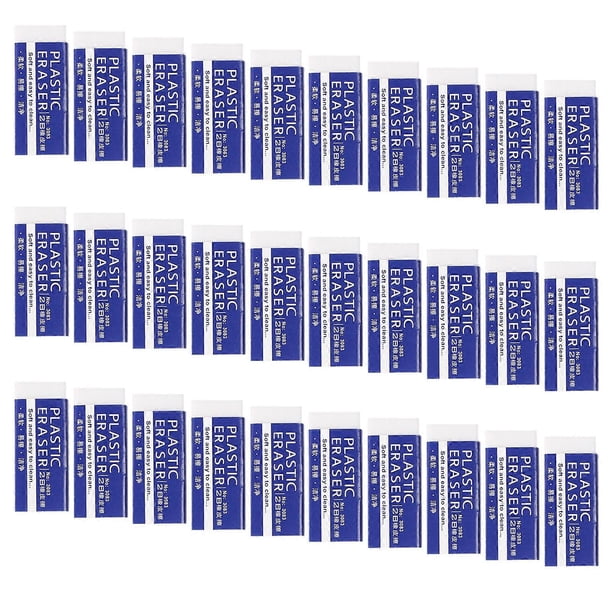 30 Pcs White Erasers 2B Pencil Erasers Soft Art Eraser Painting Eraser School Supplies Prizes Gift for Classroom small