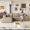 Camel, variant on 103" Plush Corduroy Traditional Sofa, Comfy Couch L Shaped Corner Layout, Modern Sofa Couch No Assembly Needed for apartment living lounge space, Green