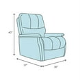 thumbnail image 6 of Tonya Living Room Manual Rocker Recliner, 6 of 6