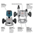 thumbnail image 2 of Enrutador combinado BOSCH MRC23EVSK 15A 2.3HP con cable y estuche, 2 of 7