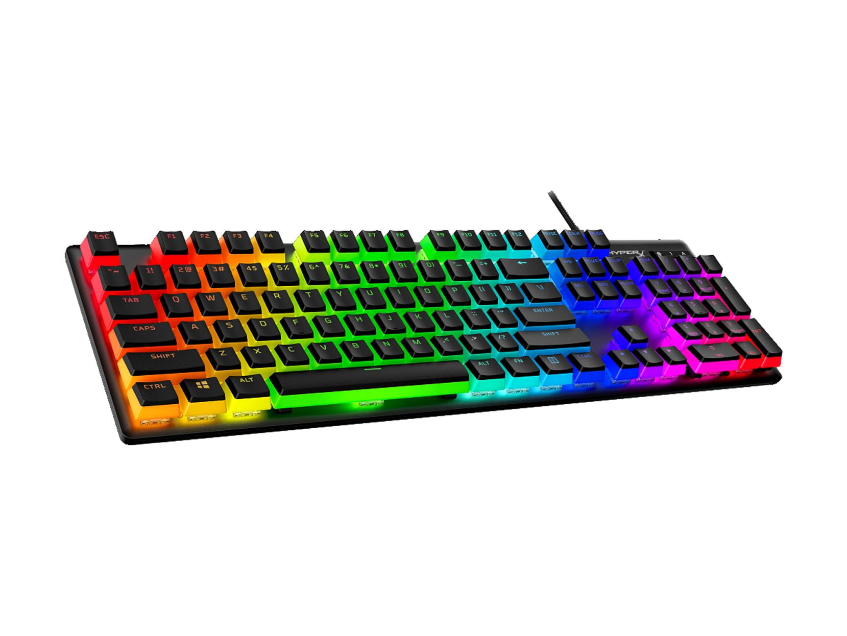 HyperX Pudding Keycaps 2 - Full Key Set - PBT - Black (US Layout)