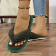 thumbnail image 6 of Qingpeng Womens Open Toe Thong Slippers Flat Plush House Shoes with Colorful Speckled Pattern for Indoor Home Winter Wear, 6 of 9