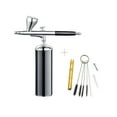 thumbnail image 1 of Upgraded Auto Mini Airbrush Kit with Compressor 0.3mm Nozzles Portable Handheld Single-Action Cordless Gun Set For Tattoo DIY ,Unique Blowing, 1 of 4