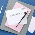 thumbnail image 5 of A7 Invitation Envelopes 40 ct pack, sized 5.25 X 7.25 with modern square flap. Easy peel and seal adhesive closure. Sized for 5 x 7 photos and wedding, graduations, baby showers invitations. (White), 5 of 6