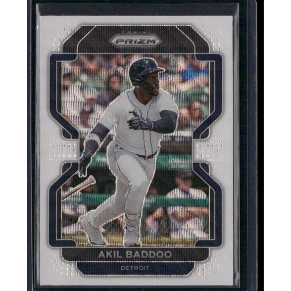 2022 Panini Prizm White Wave #121 Akil Baddoo Detroit Tigers Baseball Card