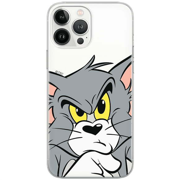 Mobile phone case for Apple IPHONE 11 PRO original and officially Licensed Tom & Jerry pattern Tom 001 optimally adapted to the shape of the mobile phone, partially transparent