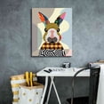 thumbnail image 4 of Epic Graffiti 'Sexy Bunny' by Lanre Adefioyue, Canvas Wall Art, 20"x24", 4 of 8