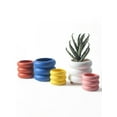 thumbnail image 7 of Yuedong Succulent Planter Creative Circle Stacking Flower Pots Flowerpot Nordic INS Style Morandi Ceramic Flowerpots, 7 of 7