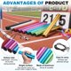 thumbnail image 3 of Testigo de Relevos de Atletismo, Testigo de Aluminio para Equipo de Carrera con Silbato 11.5" & 2 Paquete & Plata - Ideal para (Al aire libre/Atletismo/Deportes/Carrera/Juego), 3 of 6