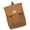 Brown, variant on Adjustable Height Nylon Flip Top Backpack with Large Storage Rucksack Casual Daypack for School Work Travel