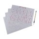 thumbnail image 5 of Seitruly 6Sheets Cloth Water Chinese Calligraphy Kanji DIY Notebook Mat Painting 2piezas Tipo 1, 5 of 6
