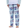 thumbnail image 5 of Disney Stitch Christmas Pajamas Men's Candy Cane 2 Piece PJ Lounge Set (M), 5 of 6