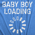 thumbnail image 4 of Maternity Baby Boy Loading Funny Nerdy Pregnancy Announcement T shirt, 4 of 9