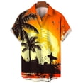 thumbnail image 2 of Camisetas gráficas de surf junto al mar para hombres, ropa, camisas de playa hawaianas con estampado 3D, camisetas de manga corta Y2K, ropa vintage, blusa con solapa, 2 of 4