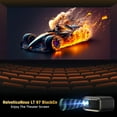 thumbnail image 4 of TOPVISION Native 1080P Projector with Wifi and Bluetooth, 4K Supported,Auto Focus,Gift Choice, 4 of 7