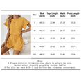 thumbnail image 5 of MORTTIC Women's Casual Ruffle Short Sleeve Top & Drawstring Shorts Set, Textured Summer Lounge Outfit, S, 5 of 5