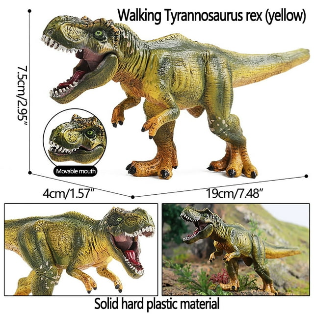 LSLJS Dinosaur Cadeau Garçon Modèle Figurine Commémorative Solide Peinte à la Main
