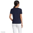thumbnail image 2 of Lands' End Women's Petite Relaxed Supima Cotton Crew Neck T-Shirt, 2 of 5