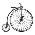 thumbnail image 1 of Exquisite Wall-mounted Retro Bike Shaped Wall Pendant Metal Craft Retro Bike Decor, 1 of 5