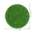 thumbnail image 2 of FRCOLOR 8pcs Artificial Garden Grass Miniature Fairy Grass Lawn Ornament Garden Dollhouse DIY Simulation Craft Mat Round Decorative Grass for Dollhouse Garden Decor, 2 of 8