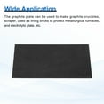 thumbnail image 4 of Rectangle Graphite Block Disk Ingot High Purity Graphite Electrode Plate Sheet 100x60x1mm for Melting Casting Electrolysis, Pack of 2, 4 of 6