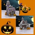 thumbnail image 6 of LAMIRO Halloween Haunted House Resin Figurine - Modern Style Horror Decor Accessory for Halloween Decorations, 6 of 7