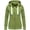 Green, variant on Fesfesfes Women Hooded Ladies Solid Hooded Zipper Long Sleeve Sweatshirt Pullover Tops Shirt Sale Tops on Clearance
