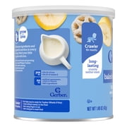 (2 pack) Gerber Snacks for Baby Teether Wheels, Banana Cream, 1.48 oz Canister