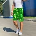 thumbnail image 4 of Haiem St Patrick's Day2 Men's Pajama Short with Soft Woven Cotton Elastic Waistband Sleep Short-3X-Large, 4 of 9