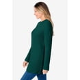 thumbnail image 4 of Woman Within Plus Size Long-Sleeve Crewneck Soft Waffle Knit Thermal Shirt, 4 of 6