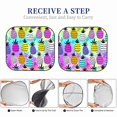 thumbnail image 6 of Haiem Graffiti Pineapples Car Windshield Sun Shade (2 Pieces) Foldable Windshield Sun Shade Car Accessories for Truck SUV Pickup-Medium, 6 of 7
