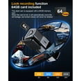 thumbnail image 6 of Odrey Car Dash Cam Front and Rear, Dashcam 4K Front and 1080P Rear Camera with 5G WiFi 64GB Card, Dash Camera for Cars with G-Sensor 24H Parking mode, Super Night Vision, Loop Recording, 6 of 8