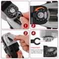 thumbnail image 3 of MesaSe 10PCS Oscillating Saw Blades 40mm Cutting Depth Arc Edge Bi-Metal Multitool Saw Blade  Quick Release for Wood with Nails  Wood  Metal, 3 of 7