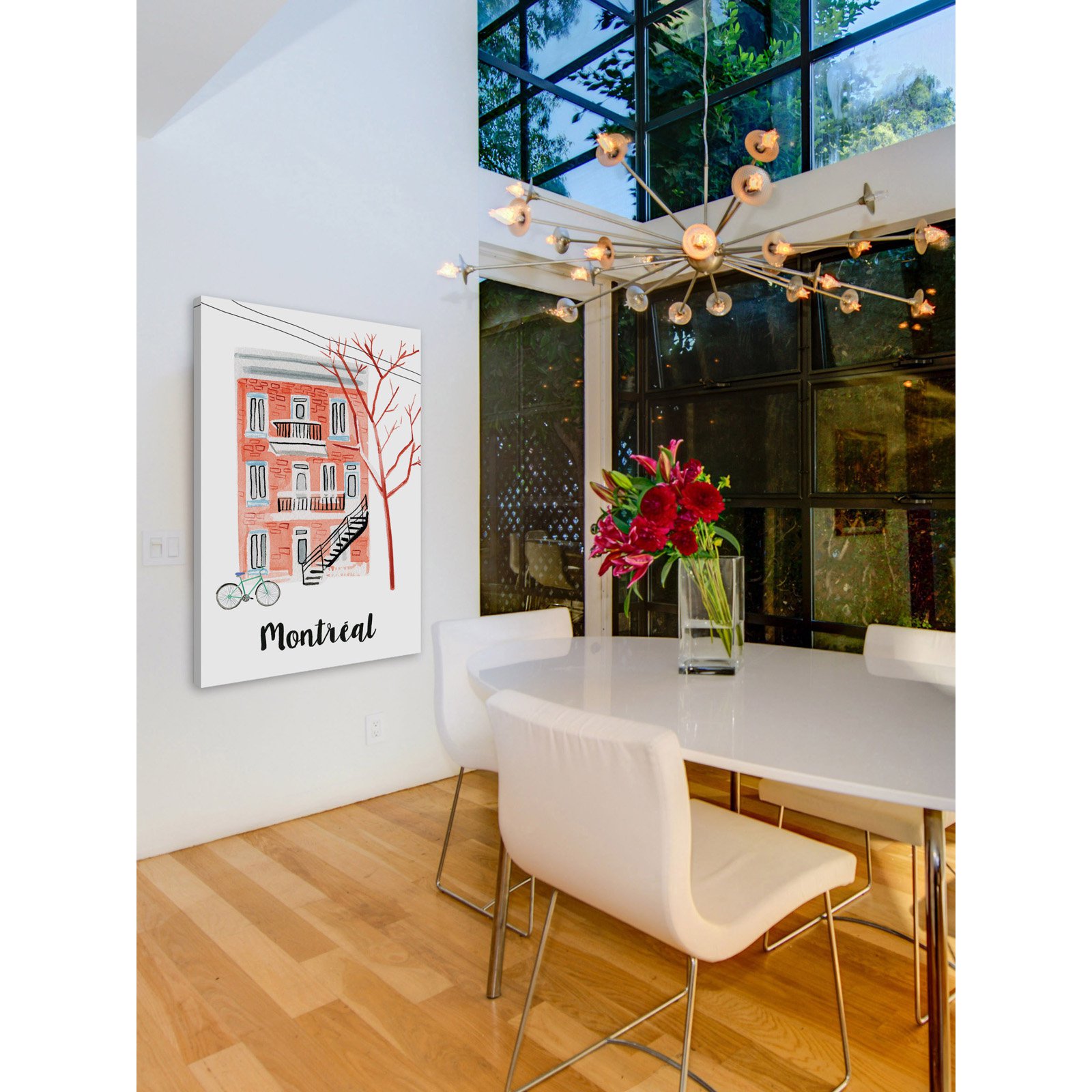 Marmont Hill "Montreal Apartment" by Molly Rosner Painting Print on Wrapped Canvas