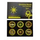 thumbnail image 2 of Teléfono móvil Ordenador Radiación Pegatina Escudo Oro Ronda Electrodomésticos Pegatina A de 6 Piezas, 2 of 8