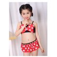 thumbnail image 4 of Cute Bowknot Baby Girl Kids Bathing Suit Swimwear Bikini Set Tankini Swimsuit Costume, 4 of 5